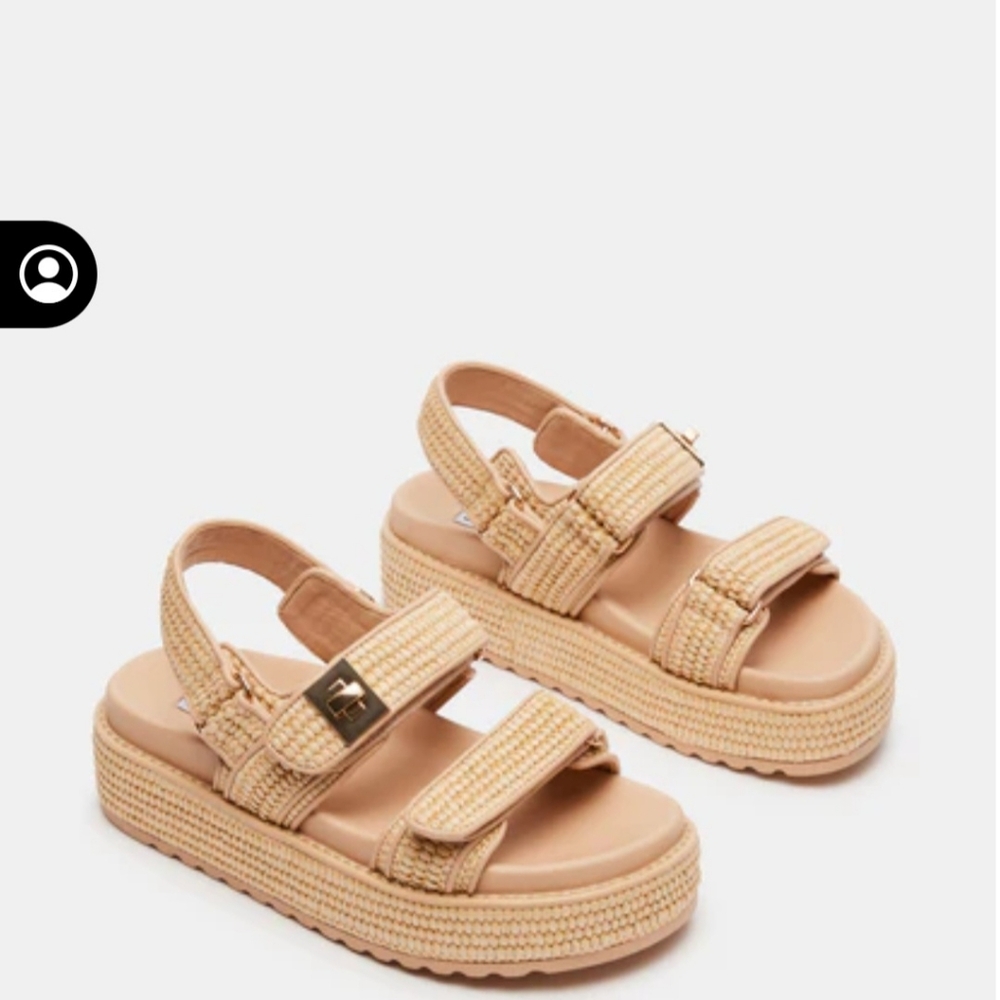 Steve Madden BIGMONA NATURAL RAFFIA